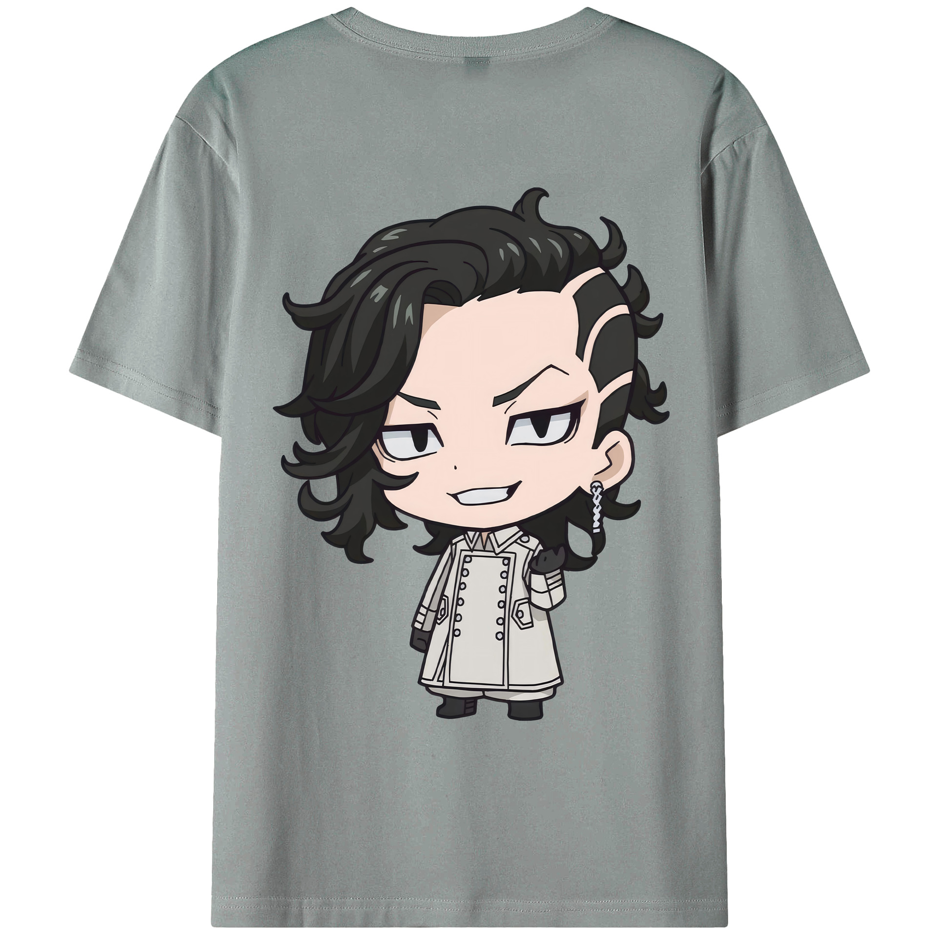 （画像用） 東京リベンジャーズ Tokyo Revengers 綿100％ メンズ半袖Tシャツ（バックプリント） 通気性